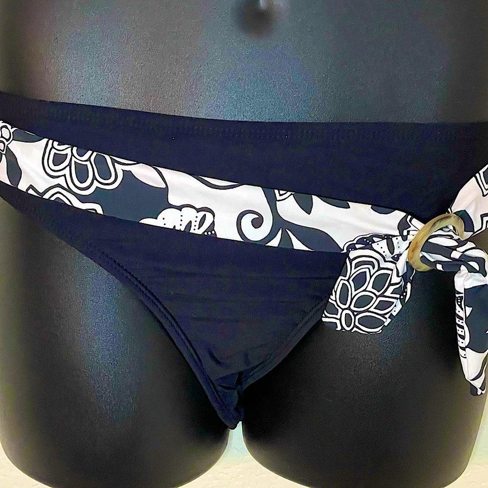 Blue bikini bottom